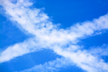 Blue white cloud nature