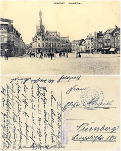 Tourcoing — Republik Platz. v°-r° photo