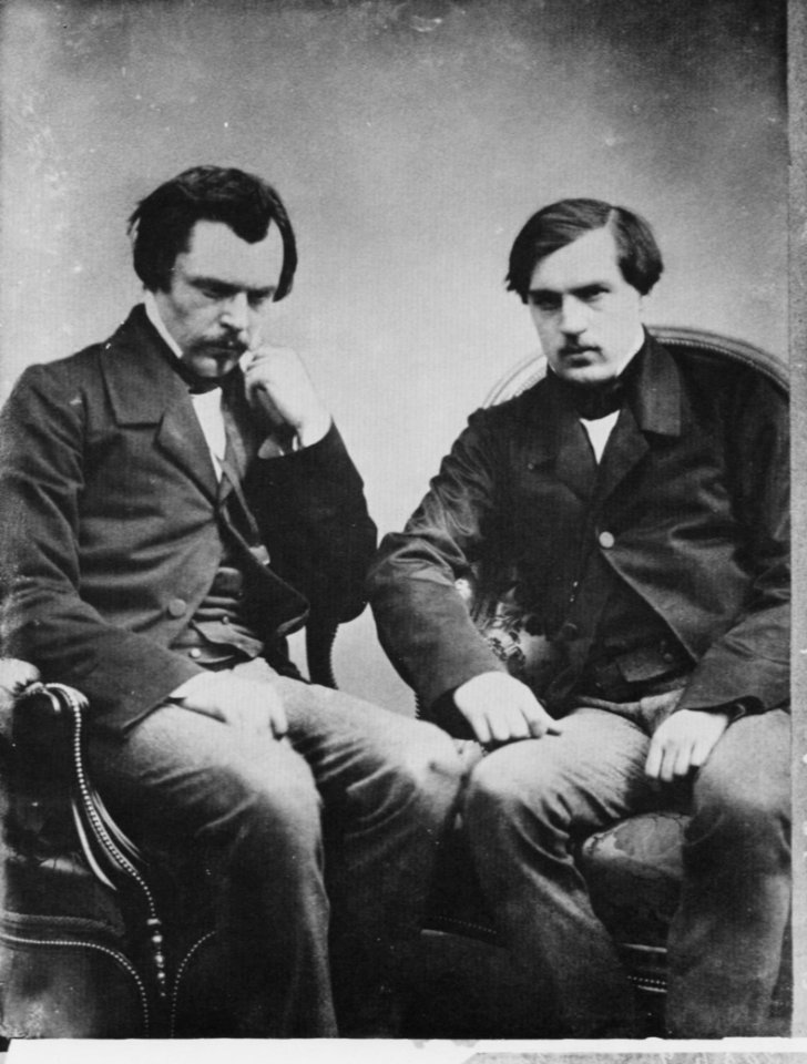 Tournachon, Gaspard-Félix - Edmont und Jules de Goncourt (1822-1896 und 1830-1870) (Zeno Fotografie)