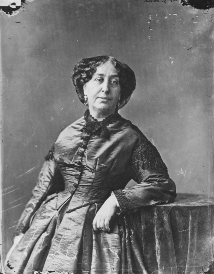 Tournachon, Gaspard-Félix - George Sand (1804-1876), Schriftstellerin (Zeno Fotografie)