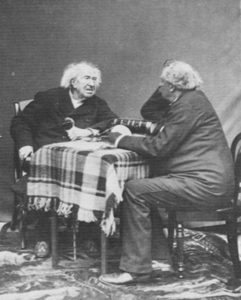 Tournachon, Gaspard-Félix - Der Chemiker Chevreul im Gespräch mit Nadar am Vorabend seines hundertsten Geburtstags (7) (Zeno Fotografie)