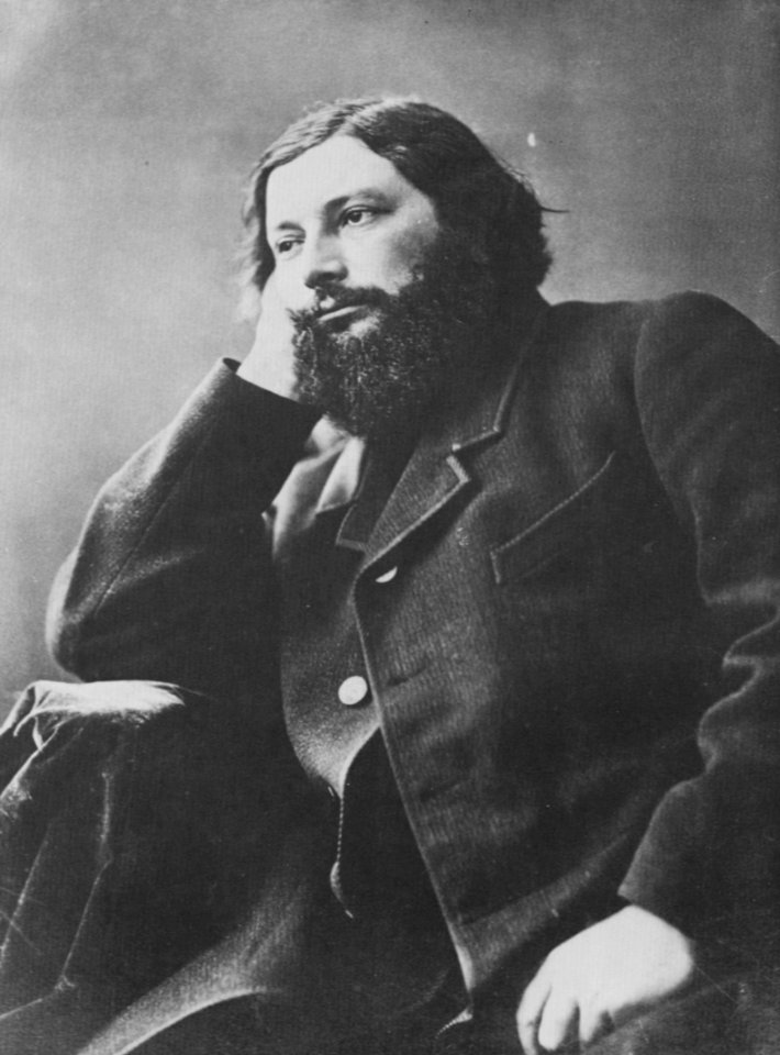 Tournachon, Gaspard-Félix - Gustave Courbet (1819-1877) (Zeno Fotografie)