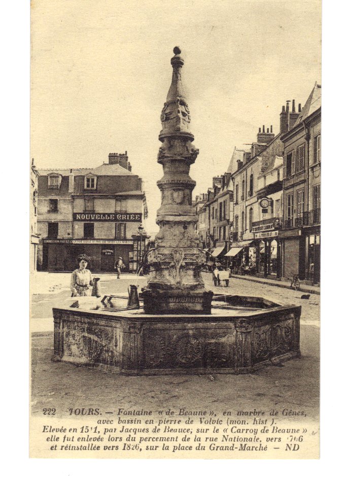 Tours fontaine de beaune