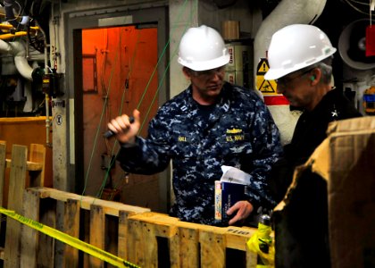 Tour of USS Blue Ridge 141022-N-QL961-028 photo