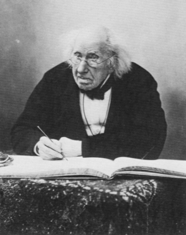 Tournachon, Gaspard-Félix - Der Chemiker Chevreul im Gespräch mit Nadar am Vorabend seines hundertsten Geburtstags (3) (Zeno Fotografie)