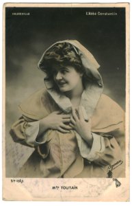 TOUTAIN, Blanche Cornucopia. 101-3. Vaudeville. L'Abbé Constantin. Photo Ogerau
