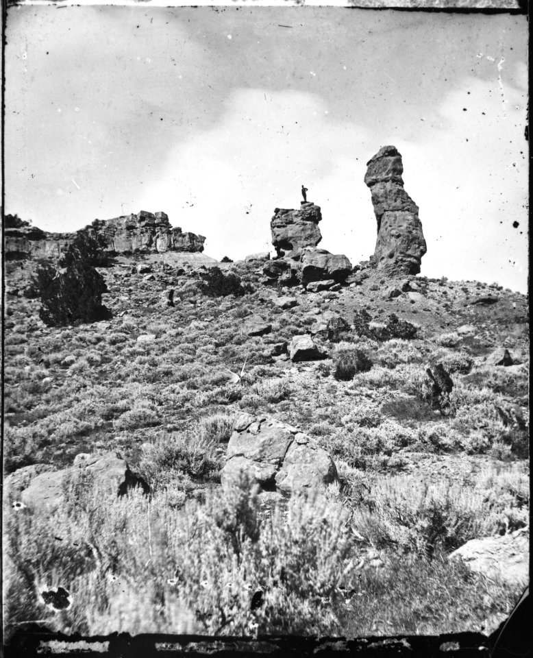 Tower on Castle Rock, Echo Canyon. Summit County, Utah - NARA - 517360