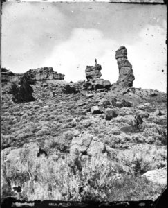 Tower on Castle Rock, Echo Canyon. Summit County, Utah - NARA - 517360