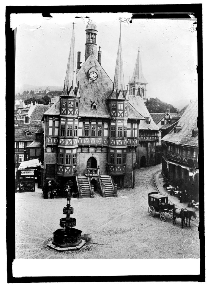 Town Hall in Weringerode in Harz Mountains, Germany LCCN2016821282