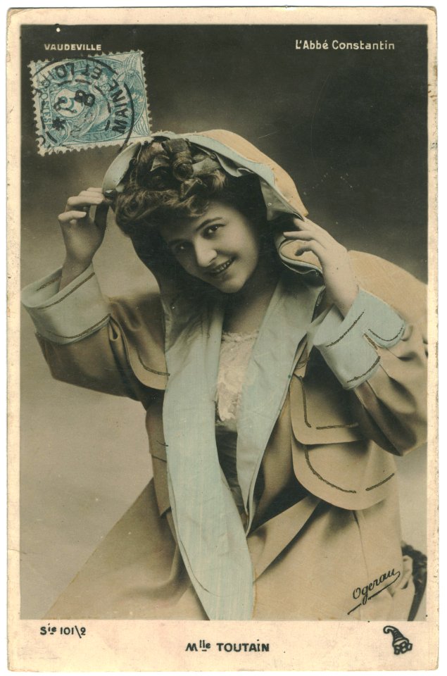 TOUTAIN, Blanche Cornucopia. 101-2. In L'abbé Constantin at Vaudeville. Photo Ogerau