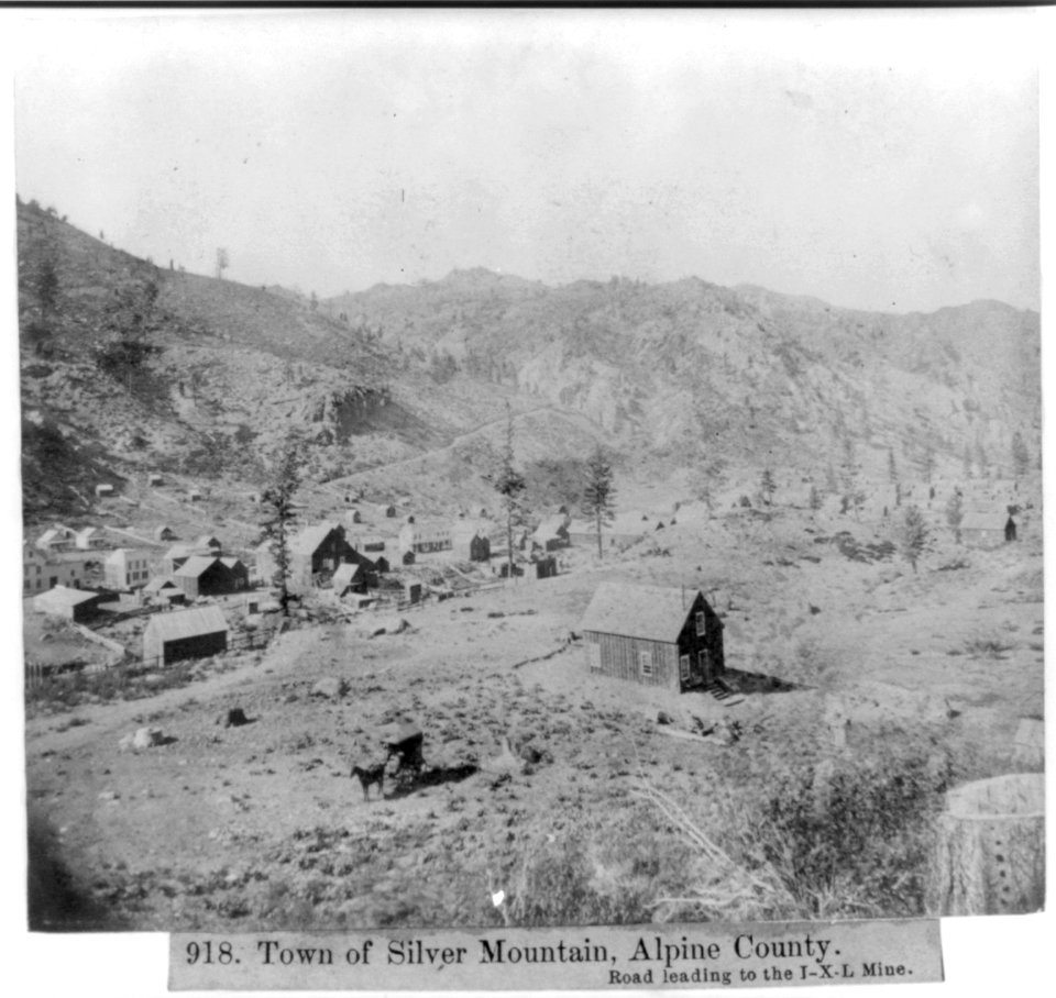 Town of Silver Mt., Alpine County - Road leading to the I-X-L Mine LCCN2002717191