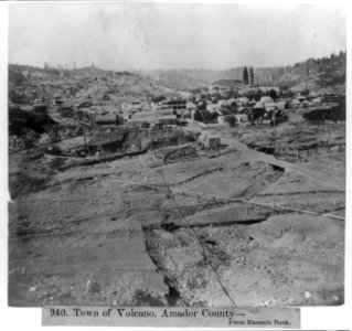 Town of Volcano, Amador County-from Masonic Rock LCCN2002720100