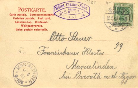 Traben-Trarbach, Rheinland-Pfalz - Stadtansicht (back) (Zeno Ansichtskarten)
