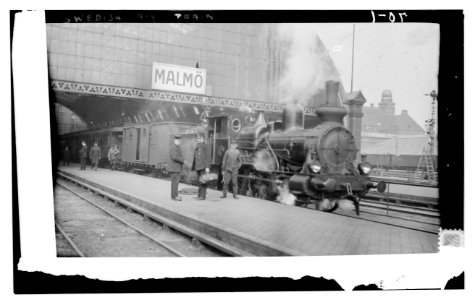 Train at station. Malmo, Sweden LCCN2014707269 photo