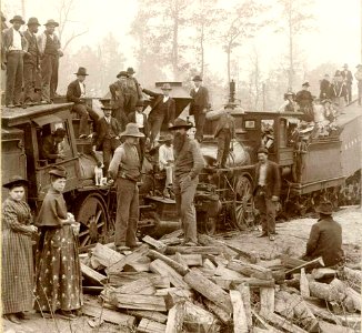 Train wreck near Lufkin in 1893