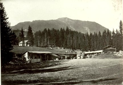 Trainlager bei Maria Schnee, Plöckenstrasse.Aufgen.22.IX.1915. (BildID 15460300)