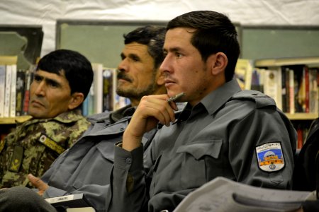 Training clerks ensures Afghan soldiers, police get paid key to success in Helmand 120130-N-LS031-108 photo