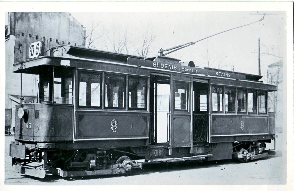 Tramway sDS motrice 43 des TPDS