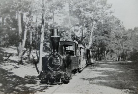 Tramway de Royan. Embranchement de St-Georges à la station du Parc déposé en 1937 (03)