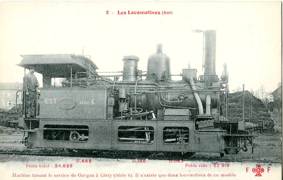 Tramway Gargan Livry locomotive 0.203