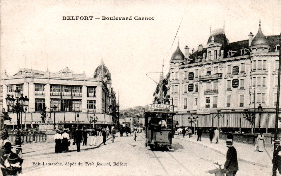 Tramway Belfort Bd Carnot 1907