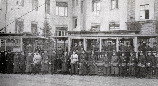 Trams, Poznan Gajowa, circa 1915