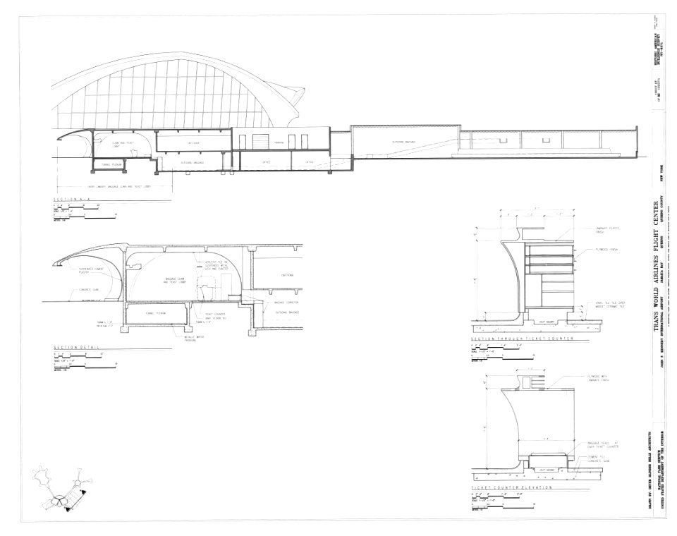 Trans World Airlines Flight Center - HABS NY-6371 - 00017a