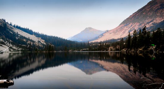 Lake sawtooth mountains backpacking