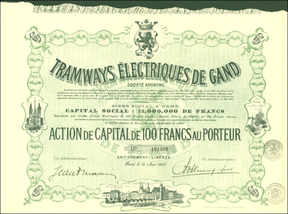 Tramways Electriques de Gand 1930