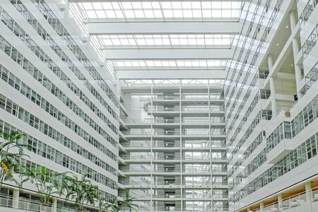 Modern architecture windows