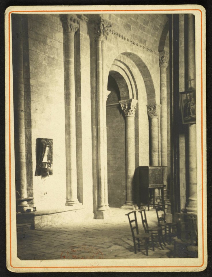 Transept et chapelle au midi - J-A Brutails - Université Bordeaux Montaigne - 1832