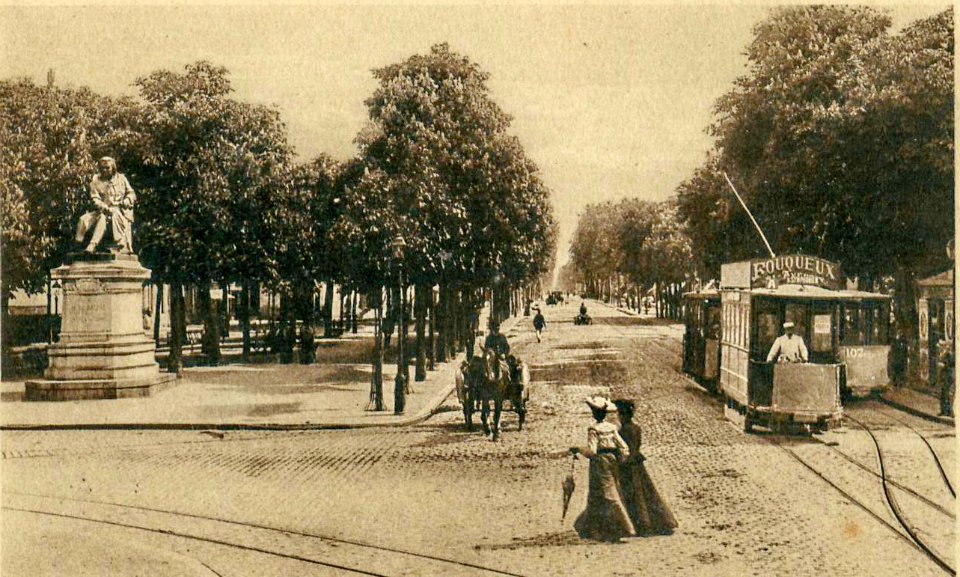 Tramway Tours Avenue Grammont 1912