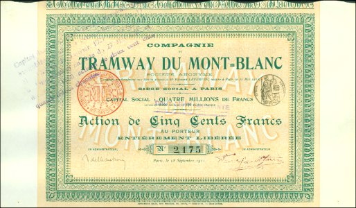 Tramways du Mont-Blanc 1911