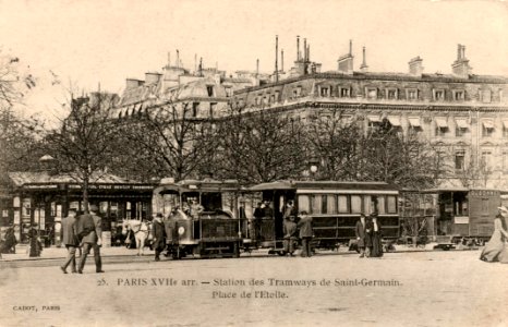 Tramways de Paris à Saint-Germain locomotive Francq photo