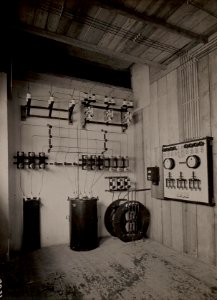 Transformatorenstation in Ober FELLACH. 5000-22-50. Aufgenommen am 8. Juli 1916. (BildID 15477471)