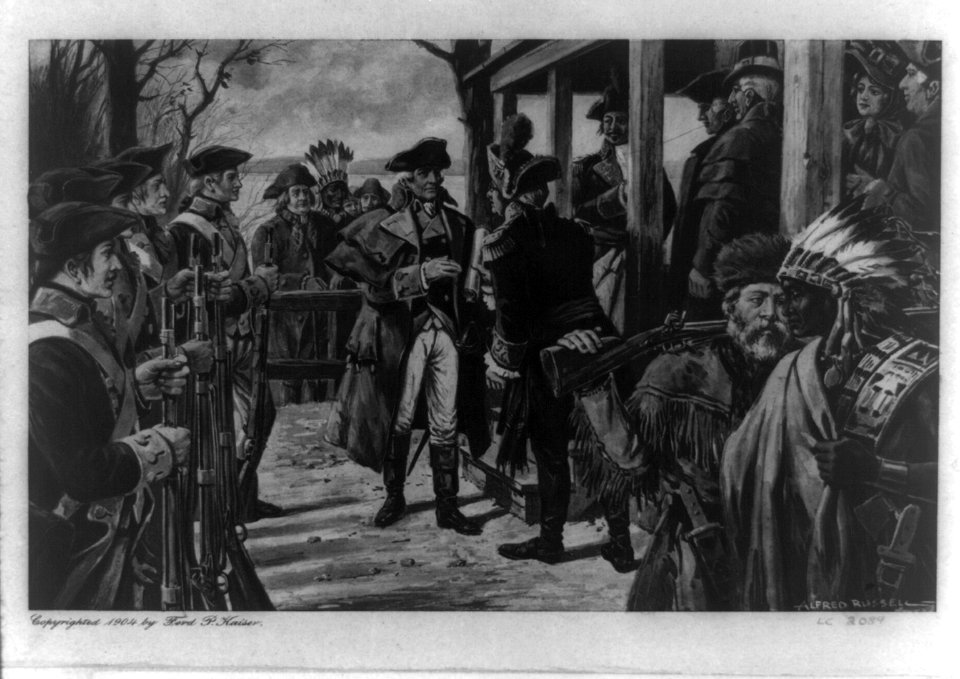 Transfer of upper Louisiana Territory to the United States at St. Louis, Mar. 9, 1804. LCCN2016648616