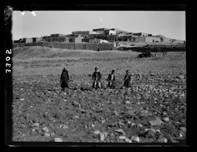 Transjordan. East of the Dead Sea. Village of Main. At the head of Wady Zerka Main LOC matpc.15285 photo