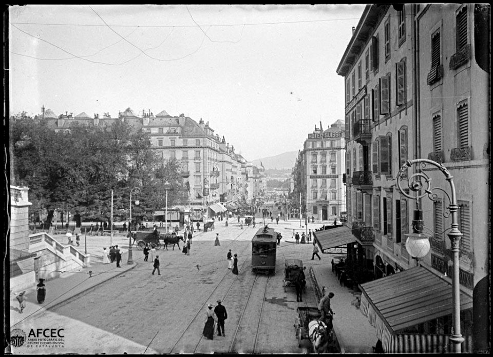 Transitat carrer comercial de la ciutat de Berna
