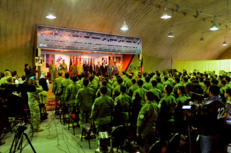 Transition ceremony held at the conference center on the Afghan National Army Air Corps base in Kabul (4581257020)