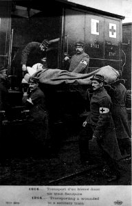Transport de blessé français 533
