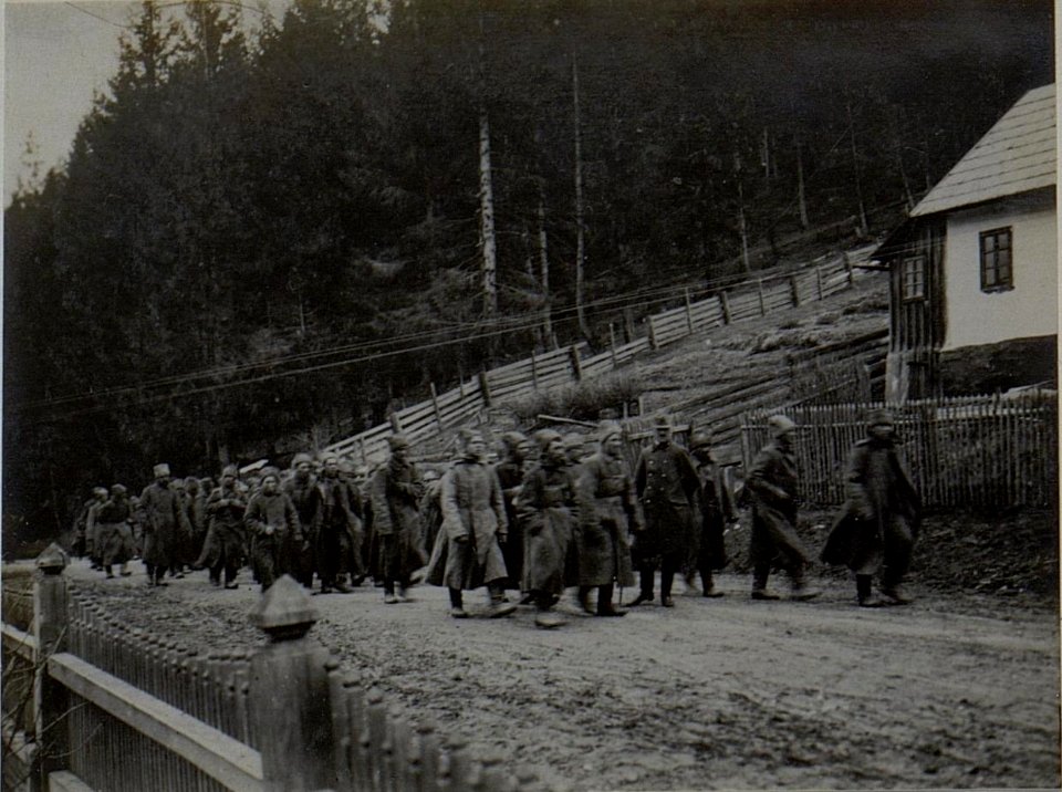 Transport russischer Gefangener (BildID 15453592)