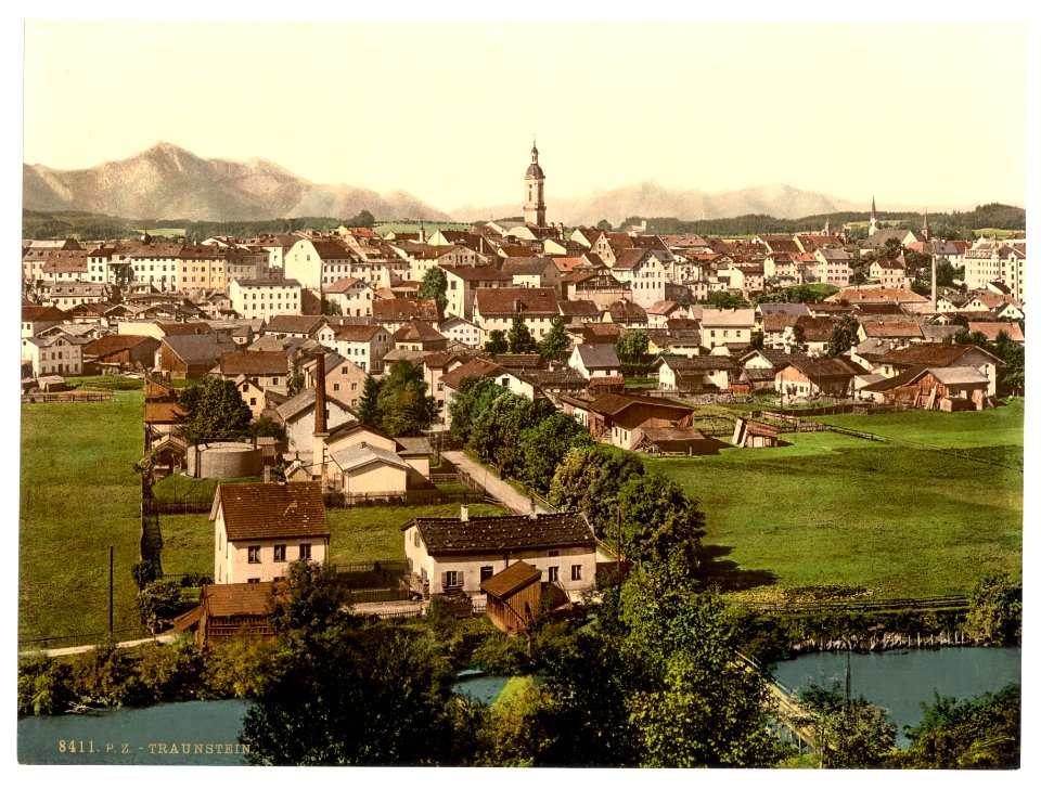Traunstein, general view, Upper Bavaria, Germany-LCCN2002696300