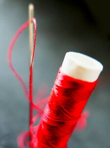 Sew sewing thread tailoring photo