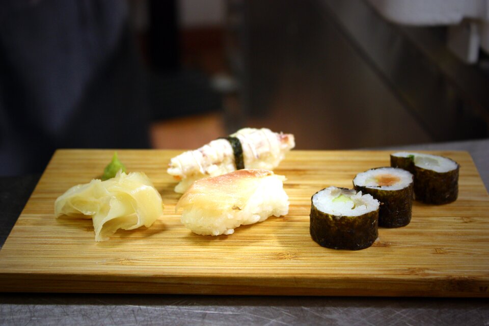 Restaurant traditional sushi