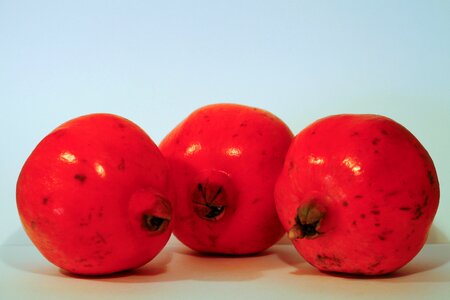 Fruits red fruits pomegranates very