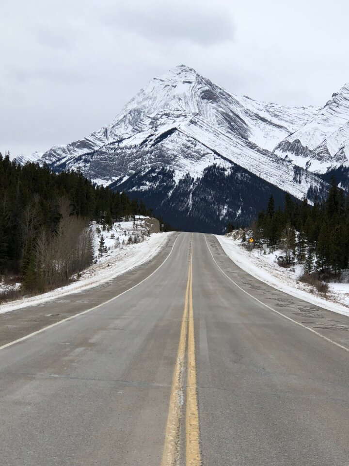 Snow highway travel