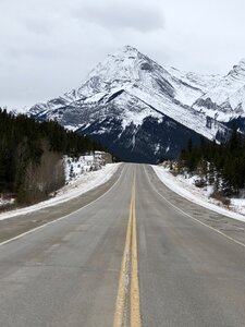 Snow highway travel