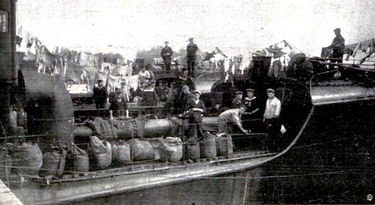 Travemünde Damals – Hochseeflotte – Kohlebeschaffung