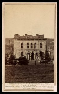 Treasury building, now National Bank of Virginia - Levy & Cohen. LCCN2014645854