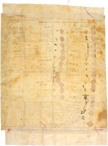 Treaty between the Ottawa, Chippewa, Wyandot, and Potawatomi Indians (Reverse) (3678684775)